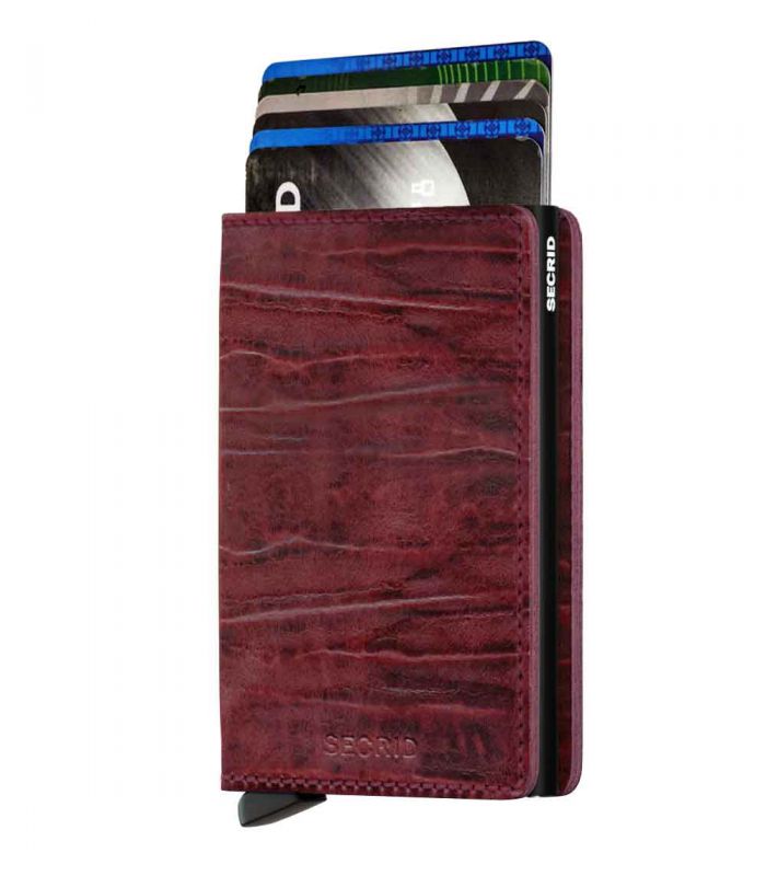 SECRID - Secrid slim wallet leather Dutch Martin bordeaux